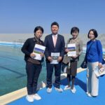 明和中学校の内覧会に参加しました